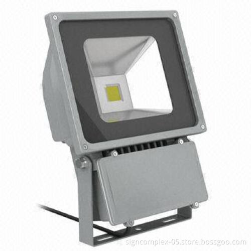 70w LED Floodlight with 1 Piece LED and High Utilization of Power, PF >0 9